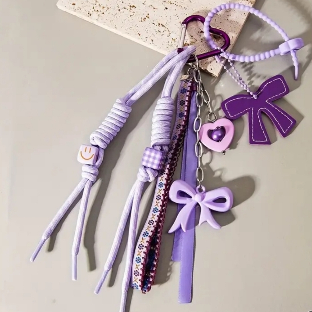Purple Themed Bag Charm